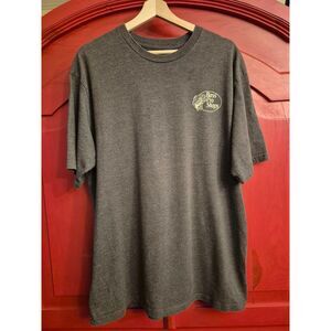 Bass Pro Shops XL Tail Chaser Tee Shirt Fishing & Women Tee Shirt Grey Green EUC